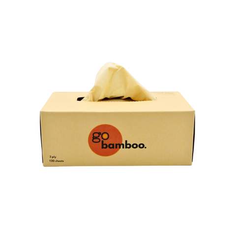 Go Bamboo Facial Tissues | 120 Sheets