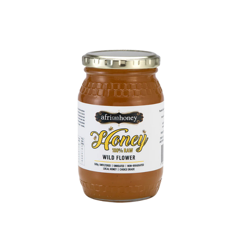 African Oils Raw Honey | Wildflower 500g