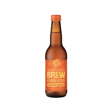 Brew Kombucha Lemon Ginger | 340ml