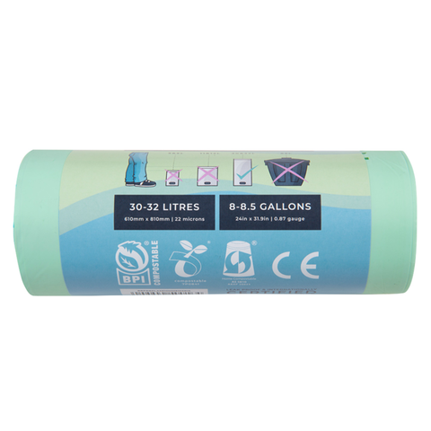 Compostable Bin Bags | 30 - 32L