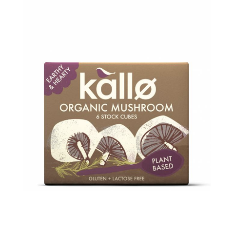 Kallo Organic Mushroom Stock Cubes | 6 Cubes