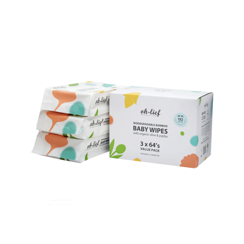 Oh Lief Wet Wipes | Bulk 3 Pack