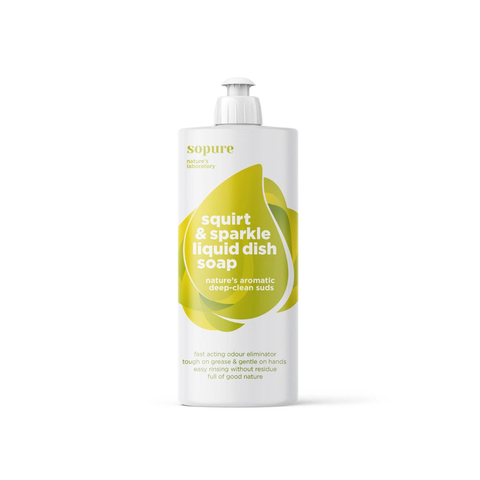 SoPure Squirt & Sparkle Liquid Dish Soap 500ml