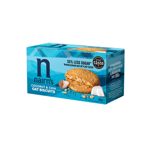 Nairn's Coconut & Chia Biscuits 200g