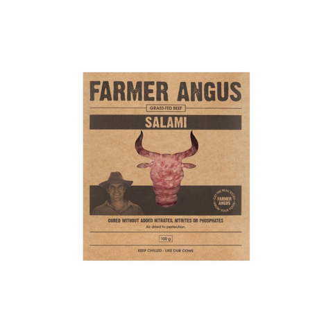 Farmer Angus Beef Salami  | 100g