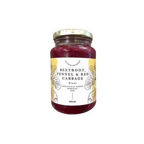 Her Harvest Beetroot, Fennel & Red cabbage Sauerkraut