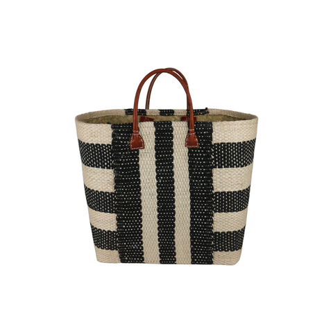 Sisal Bag Choc & Natural