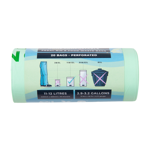 Compostable Bin Bags | 11 - 12L
