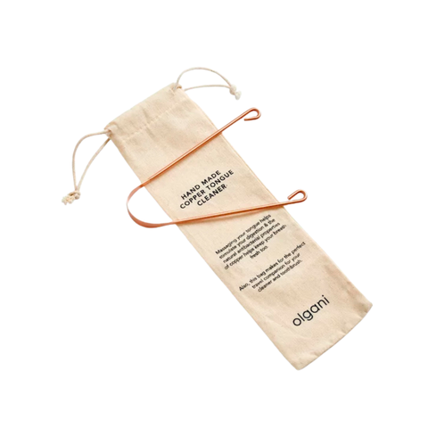 Olgani Tongue Cleaner | Copper with bag