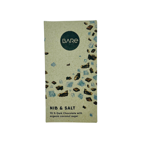 Bare Chocolate Slab | Nib & Salt
