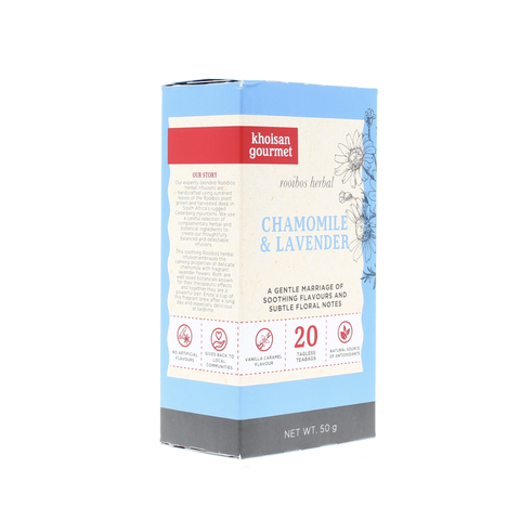 Khoisan Chamomile & Lavender Tea | 20 Teabags