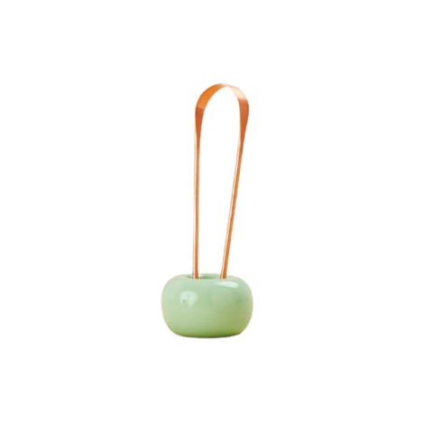 Olgani Toothbrush Stand | Ceramic Green