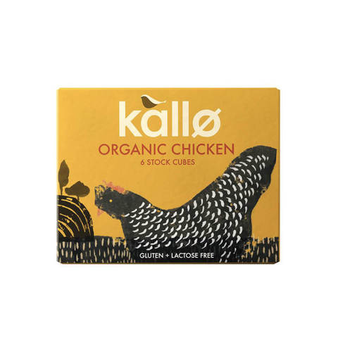 Kallo Organic Chicken Stock Cubes | 6 cubes