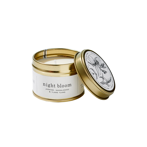 Amanda Jayne Golden Travel Tin Candle | Night Bloom