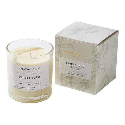 Amanda Jayne Glass Candle Collection | Ginger Cake