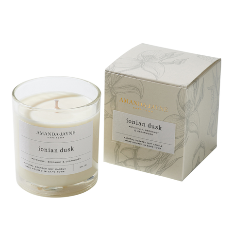 Amanda Jayne  Glass Candle Collection | Ionian Dusk